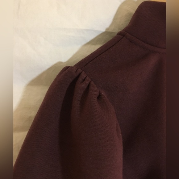 Balloon Sleeve Quarter Zip by Zsupply - Picture 3 of 5